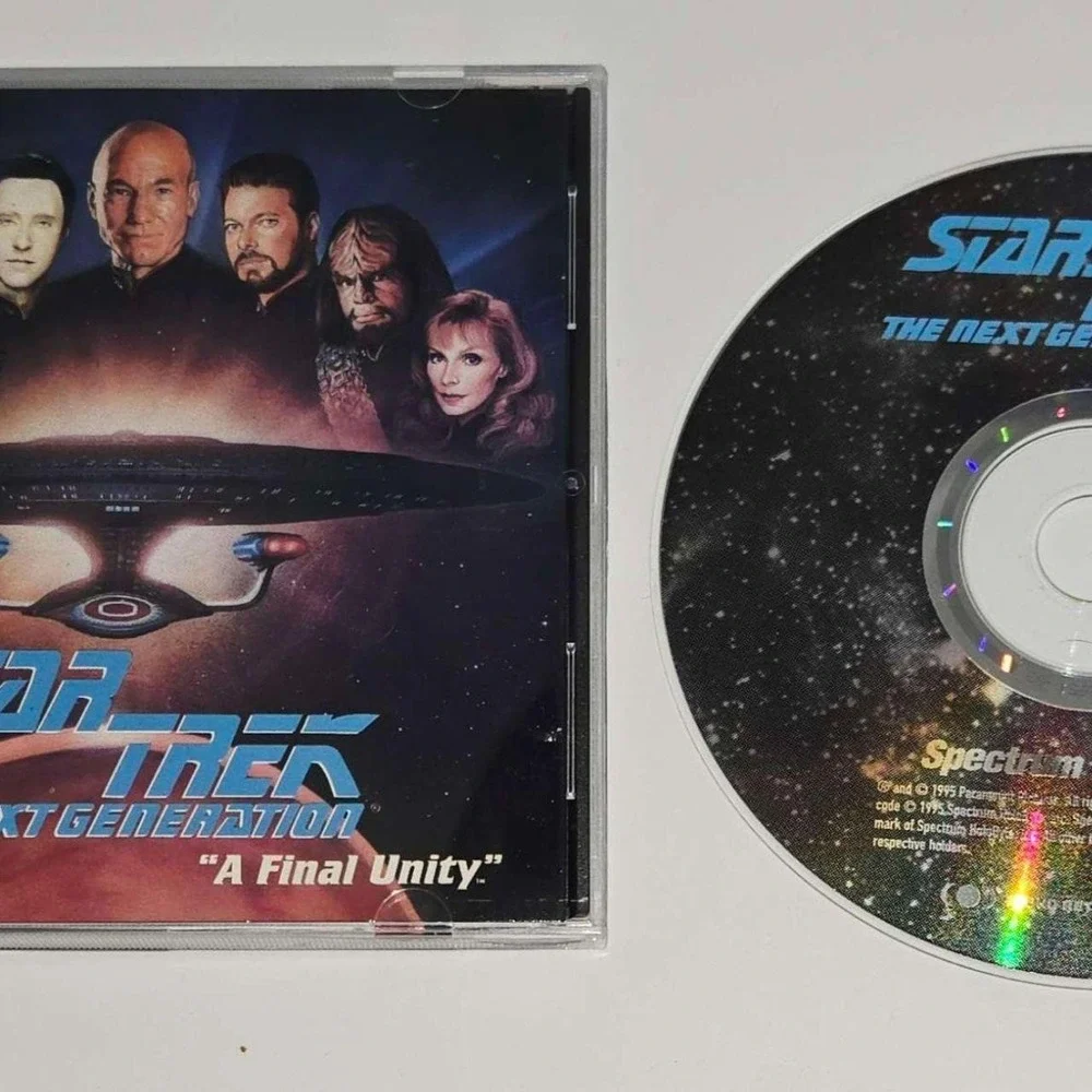 Vintage Star Trek The Next Generation A Final Unity PC CD-ROM 1995 Game